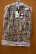 A women's as new Burberry Binham vintage check recycled polyester hooded jacket (EU 34 - RRP £890).
