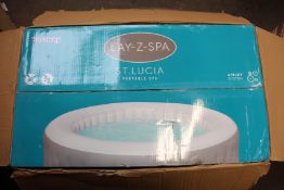 An as new BestWays Lay-Z-Spa St. Lucia portable spa.