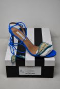 A pair of as new Aquazurra Isla sandals (EU 38.5).