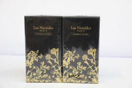 Two boxed as new Les Nereides Patchouli Antique eau de parfum (100ml bottles).