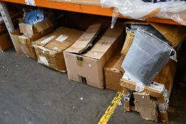 A quantity of miscellaneous items to include beach balls, household items, electric bike