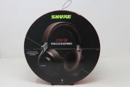 Boxed as new SHURE Aonic50 Wireless Headphones.