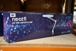 A boxed as new Neatfi white LED task lamp XL 2,200 lumens.