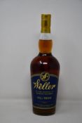 A bottle of W.L Weller Full Proof Kentucky Straight Bourbon whiskey (750ml) (Over 18s only).