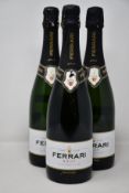 Twelve bottles of Ferrari Trentdoc Brut (750ml) (Over 18s only).