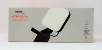 A boxed as new Logitech Litra Glow Premium LED Streaming Light (Box sealed).