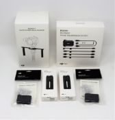 A DJI Ronin-S Switch Grip Dual Handle, a DJI Ronin RavenEye Image Transmission System, two DJI Ronin