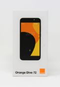 A boxed as new Orange Dive 72 16GB in Prime Black (Box sealed) .