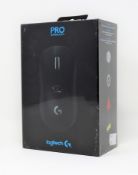 A boxed as new Logitech G Pro X Superlight Wireless Gaming Mouse in Black (Box sealed).