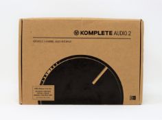 A boxed as new Native Instruments Komplete Audio 2 Two-Channel Audio Interface (P/N: NI-26148).