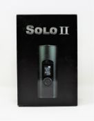 A boxed as new Arizer Solo 2 Vaporizer in Carbon Black (Box sealed) (Over 18's only).