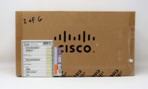 A boxed as new Cisco Aironet Dual-Band MIMO Wall-Mounted Omnidirectional Antenna (M/N: AIR-