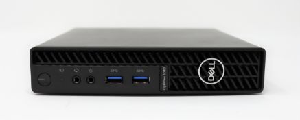 A pre-owned Dell OptiPlex 3080 micro PC with Intel Core i5-10500T CPU, 8GB RAM and 500GB HDD in