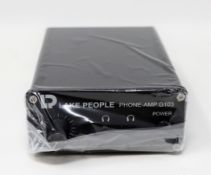 A boxed as new Lake People Phone-Amp G103-P Dual Output Headphone Amplifier with Balanced XLR Inputs