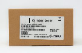 Thirty boxed as new Zebra MC45 Single Slot Cradle Chargers (Cradles only, no cable included).