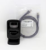 A pre-owned Motorola DS9208 Barcode Scanner with as new cable.
