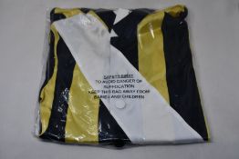 An as new Wales Bonner Jockey satin sunshine panelled shirt (Size 46).