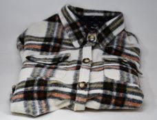 An as new Ducie London Abi lined long shacket (One size - RRP $552).