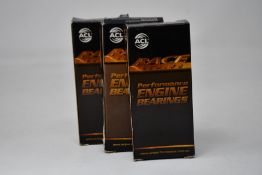Three as new ACL Race Series performance engine bearings to suit BMW M3 E36 S50B30 3.0L (PN: