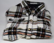 An as new Ducie London Abi lined long shacket (One size - RRP $552).