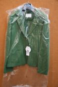 An as new Oui wool blazer in green (Size 40 - RRP £225).