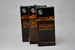 Three as new ACL Race Series performance engine bearings to suit BMW M3 E36 S50B30 3.0L (PN: