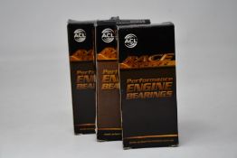 Three as new ACL Race Series performance engine bearings to suit BMW M3 E36 S50B30 3.0L (PN:
