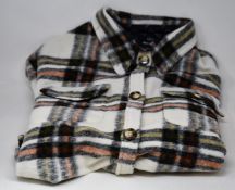 An as new Ducie London Abi lined long shacket (One size - RRP $552).