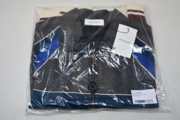 An as new Wales Bonner stripe tailoring Isaacs panelled blouson (S).