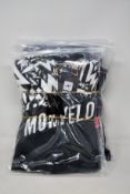 Two women's Morvelo Unity thermoactive long sleeve cycling jerseys (M, L - RRP £95 each) and three