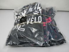 Two women's Morvelo Unity thermoactive long sleeve cycling jerseys (M, L - RRP £95 each) and three