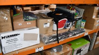 Miscellaneous pet and animal welfare related items to include Trixie dog snacks, cat bowls, car seat