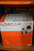 A boxed as new BestWay flow clear filter system.