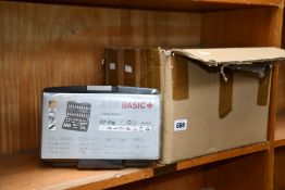 Seven as new WGB Basic+ 47-piece socket wrench sets.