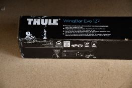 A Thule Wingbar Evo 127 roof bar 2-pack aluminium.