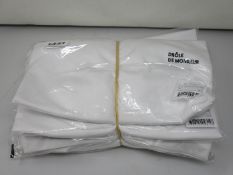 Four as new Drole De Monsieur Balcony Graphic T-shirts in white (S).