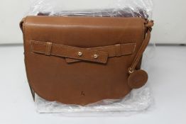 Two as new Ashwood Leather medium cross body bags (63009 - RRP £70 each).
