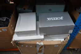 A quantity of assorted as new footwear to include Komrads, Geox, Beyond Skin, Saucony, Dubarry,