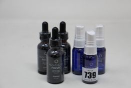 Three Coseva Advanced Fulvic Humic Acid & Micronutrient formula (3 x 30ml) and three Coseva Advanced