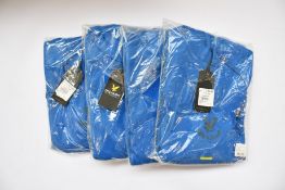 Four as new Lyle & Scott pullover hoodies (1 x S, 2 x M, 1 x L - RRP £65 each).