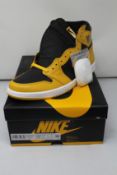 A pair of as new Nike Air Jordan 1 Retro High OG (UK 9.5).