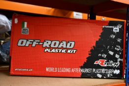 A boxed as new Rtech Suzuki Plastic Kit (RMZ 250 2019-2021, RMZ 450 2018-2021).