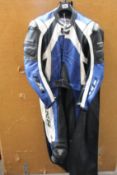 A pair of pre-owned IXS Tech IXS Pro motorcycle leathers (Size 52).