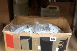 A large quantity of as new Murr Elektronik M8 female connectors with cable.