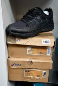 Two pairs of men's as new Asics Gel-Venture 7 (UK 7.5, 8).