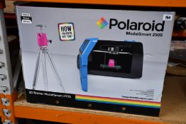 A boxed as new are Polaroid Smart 250S 3D Printer (Filament , PSU, Manuals included) (Box sealed).