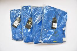 Four as new Lyle & Scott pullover hoodies (1 x S, 2 x M, 1 x L - RRP £65 each).