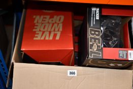 Three Bell - Crest and three Bell - Tracker bicycle helmets, all Universal Adult 54-61cm in grey,