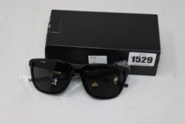 Two boxed of as new Oakley Anorak sunglasses polished black frame with prizm grey lenses (