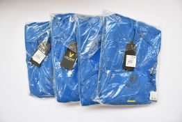 Four as new Lyle & Scott pullover hoodies (1 x S, 2 x M, 1 x L - RRP £65 each).